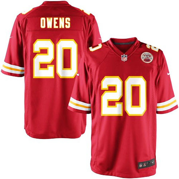 Nike Youth Kansas City Chiefs #20 Chris Owens Team Color Game Jersey