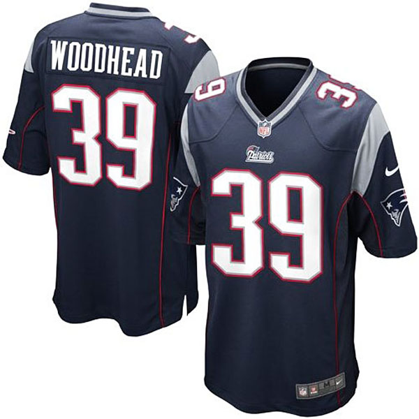 Nike New England Patriots #39 Youth Danny Woodhead Game Team Color Jersey