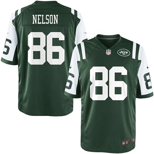 Nike Youth New York Jets #86 David Nelson Team Color Game Jersey