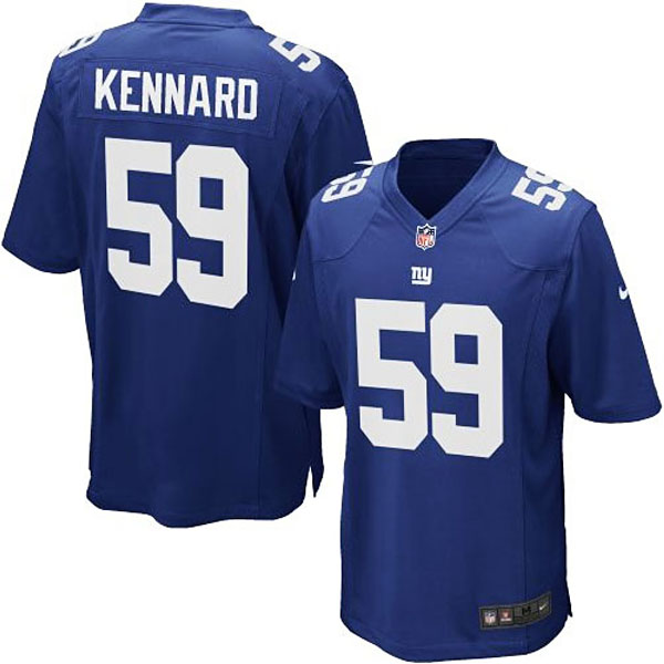 Nike Youth New York Giants #59 Devon Kennard Team Color Game Jersey