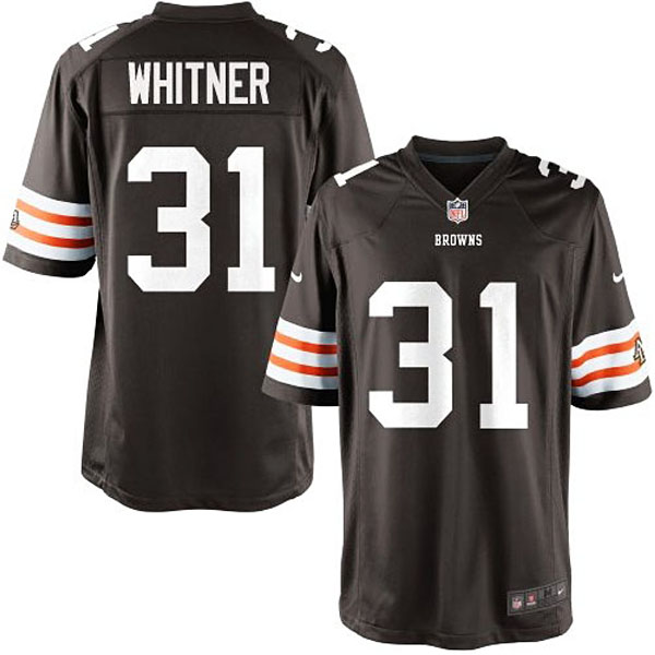 Nike Youth Cleveland Browns #31 Donte Whitner Team Color Game Jersey