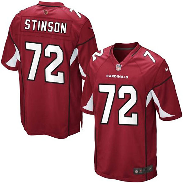 Nike Youth Arizona Cardinals #72 Ed Stinson Team Color Game Jersey