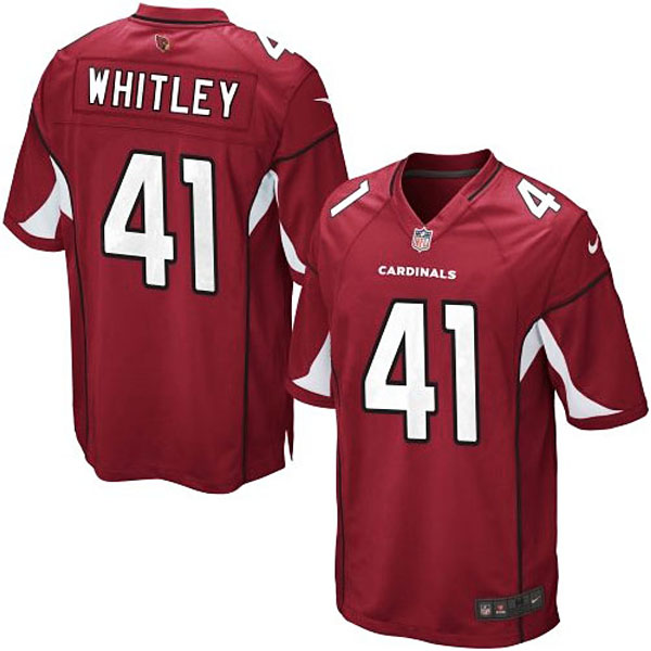 Nike Youth Arizona Cardinals #41 Eddie Whitley Team Color Game Jersey