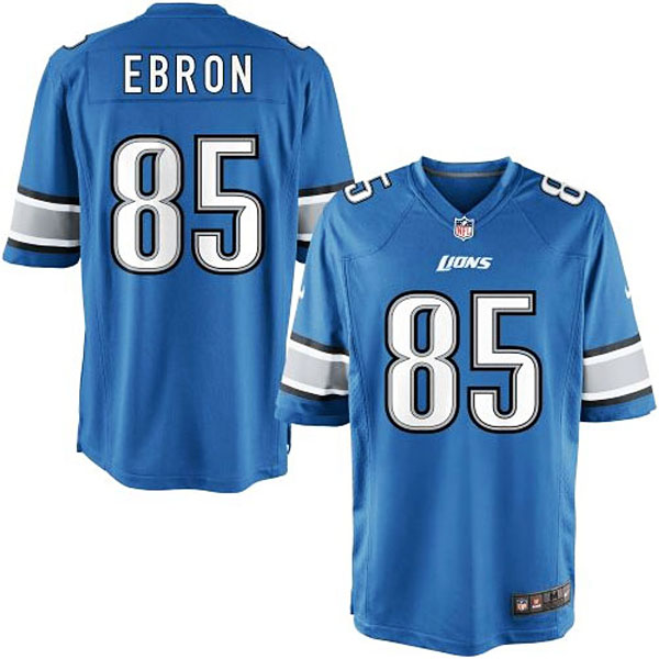 Nike Youth Detroit Lions #85 Eric Ebron Team Color Game Jersey