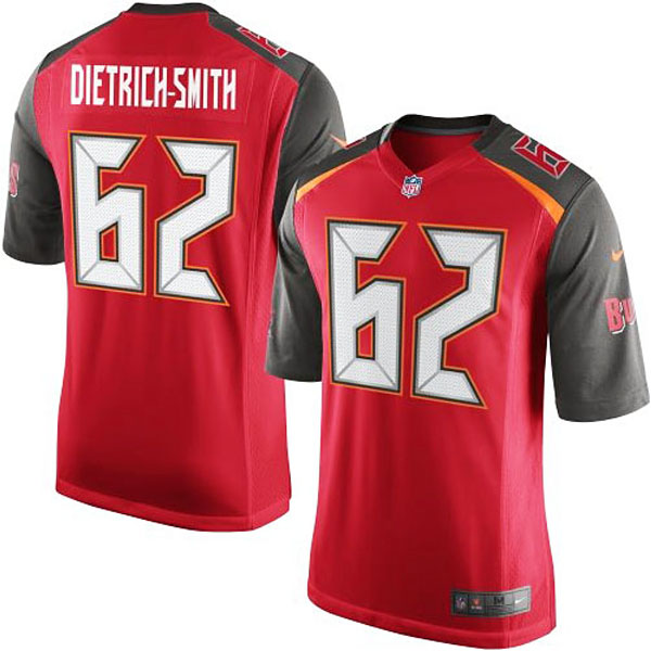 Youth Nike Evan Dietrich-Smith Red Tampa Bay Game Jersey