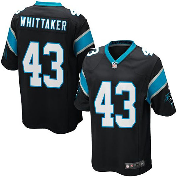 Nike Youth Carolina Panthers #43 Fozzy Whittaker Team Color Game Jersey