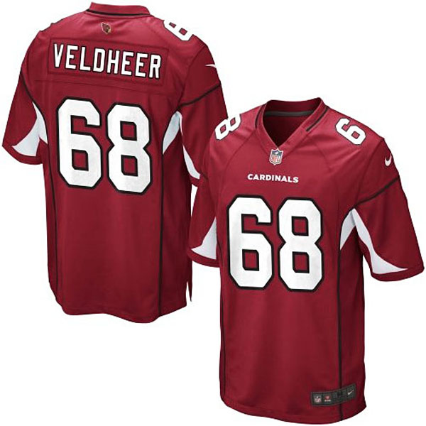 Nike Youth Arizona Cardinals #68 Jared Veldheer Team Color Game Jersey