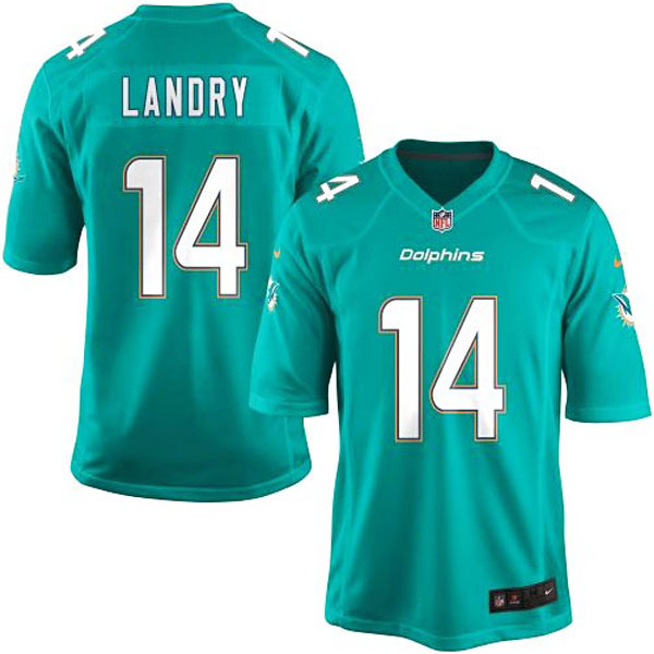 Nike Youth Miami Dolphins #14 Jarvis Landry Team Color Game Jersey