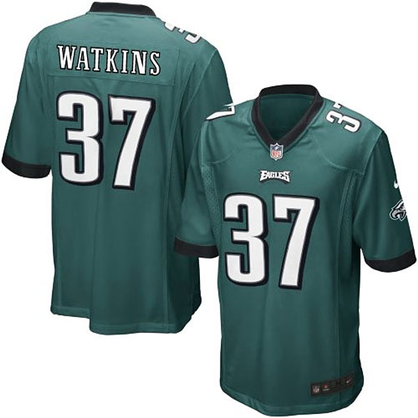 Nike Youth Philadelphia Eagles #37 Jaylen Watkins Team Color Game Jersey