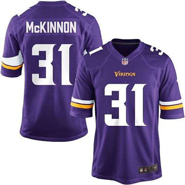 Nike Youth Minnesota Vikings #31 Jerick McKinnon Team Color Game Jersey