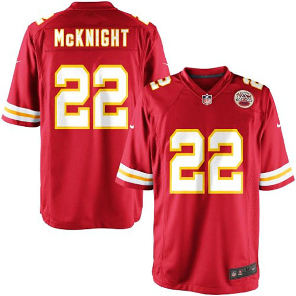 Nike Youth Kansas City Chiefs #22 Joe McKnight Team Color Game Jersey