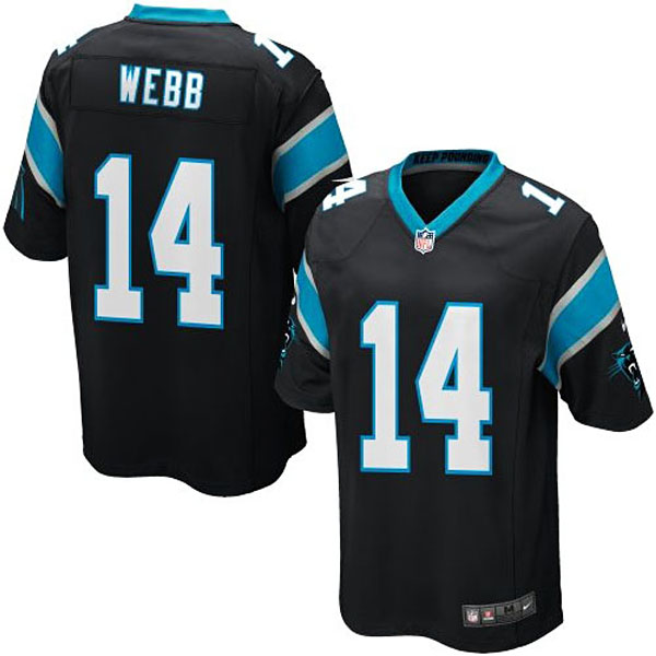 Nike Youth Carolina Panthers #14 Joe Webb Team Color Game Jersey