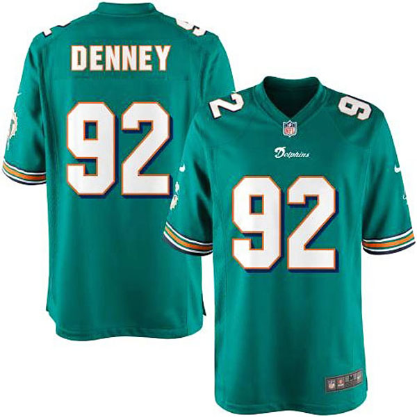 Nike Youth Miami Dolphins #92 John Denney Team Color Game Jersey