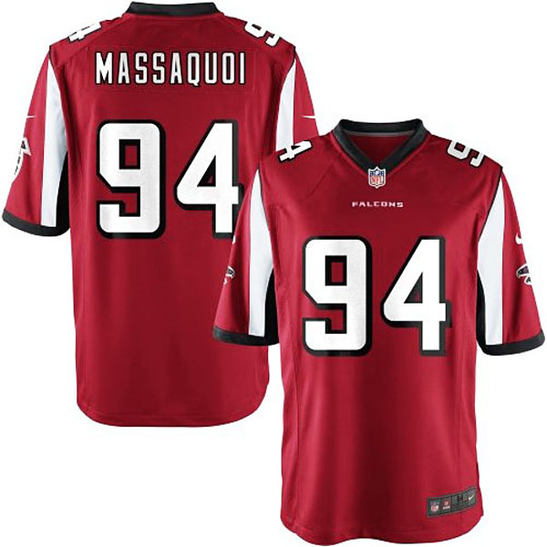 Nike Youth Atlanta Falcons #94 Jonathan Massaquoi Team Color Game Jersey