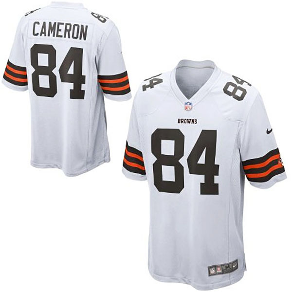 Youth Cleveland Browns #84 Jordan Cameron Nike White Game Jersey