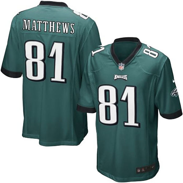 Nike Youth Philadelphia Eagles #81 Jordan Matthews Team Color Game Jersey