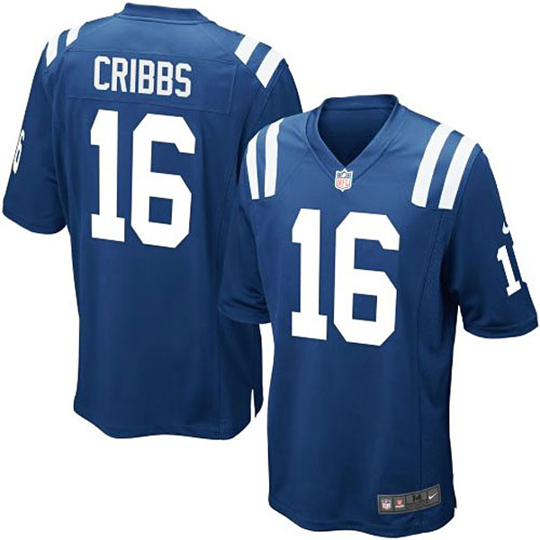 Nike Youth Indianapolis Colts #16 Josh Cribbs Team Color Game Jersey