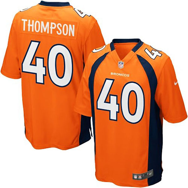 Nike Youth Denver Broncos #40 Juwan Thompson Team Color Game Jersey