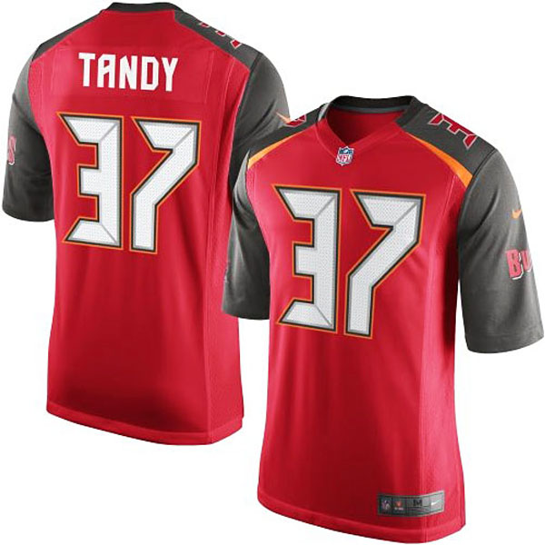 Youth Nike Keith Tandy Red Tampa Bay Game Jersey