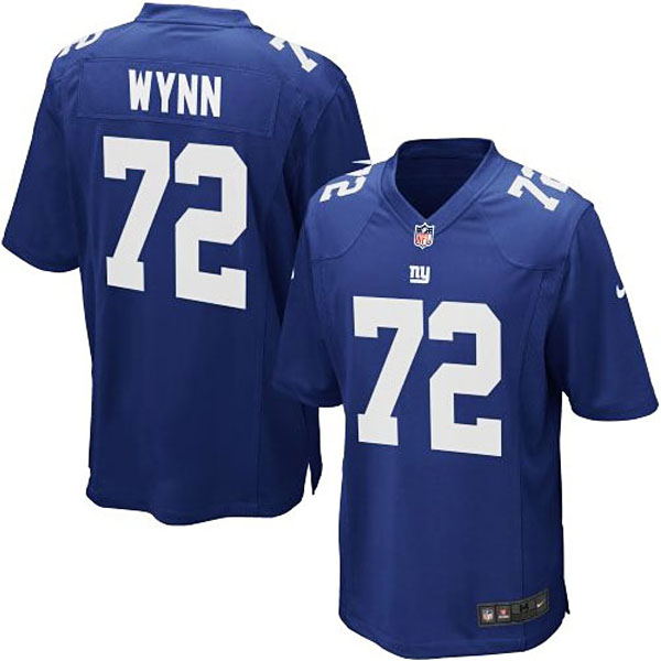 Nike Youth New York Giants #72 Kerry Wynn Team Color Game Jersey 