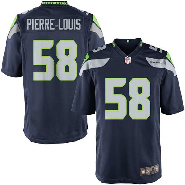 Nike Youth Seattle Seahawks #58 Kevin Pierre-Louis Team Color Game Jersey