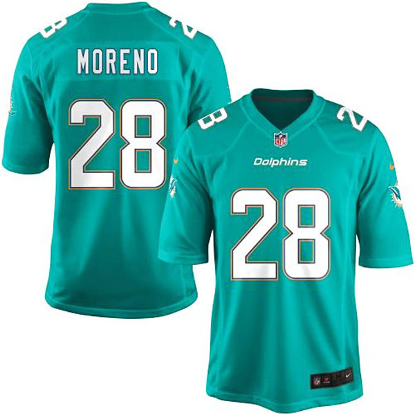 Nike Youth Miami Dolphins #28 Knowshon Moreno Team Color Game Jersey