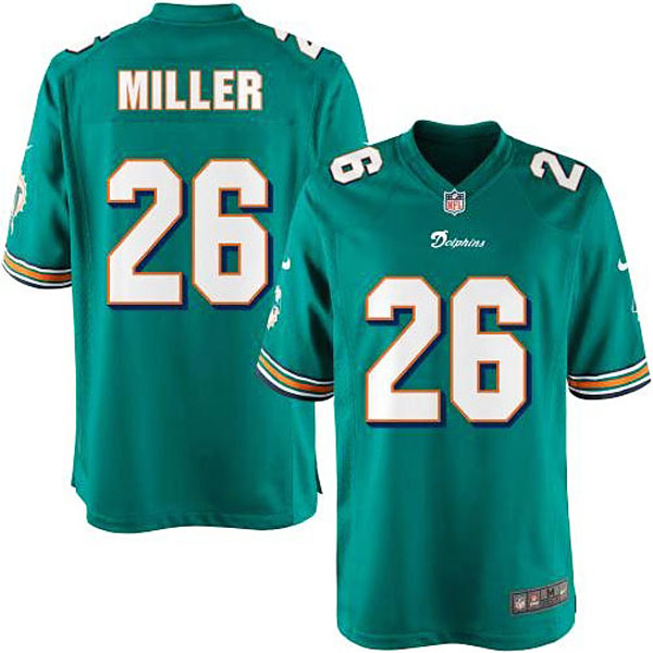 Nike Youth Miami Dolphins #26 Lamar Miller Team Color Game Jersey