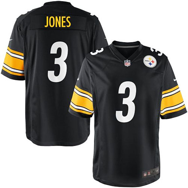 Nike Youth Pittsburgh Steelers #3 Landry Jones Team Color Game Jersey