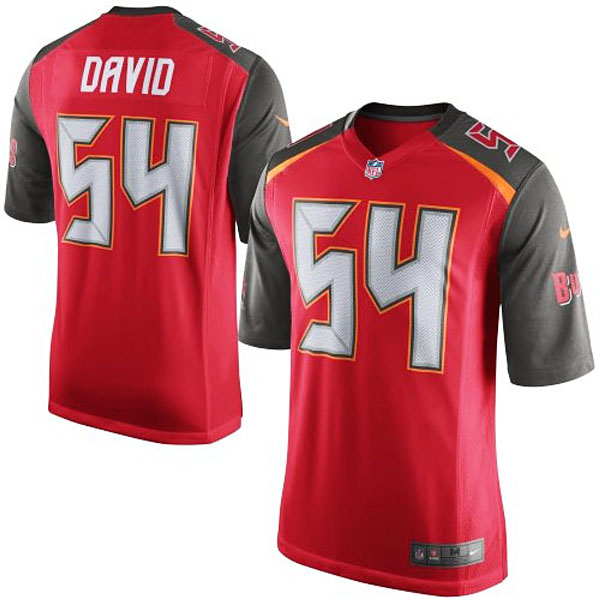 Youth Tampa Bay Buccaneers #54 Lavonte David Nike Red Team Color Game Jersey