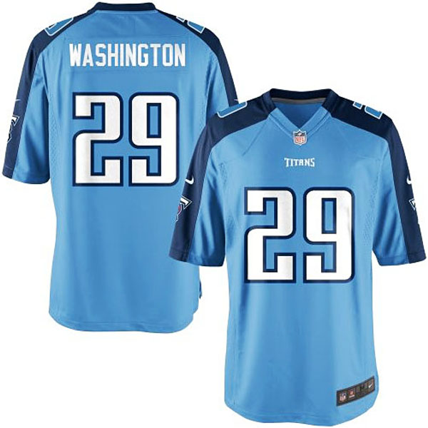 Nike Youth Tennessee Titans #29 Leon Washington Team Color Game Jersey