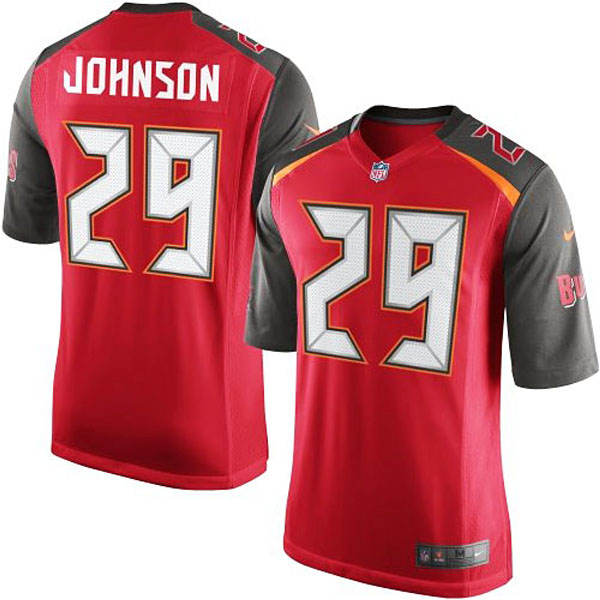 Youth Nike Leonard Johnson Red Tampa Bay Game Jersey