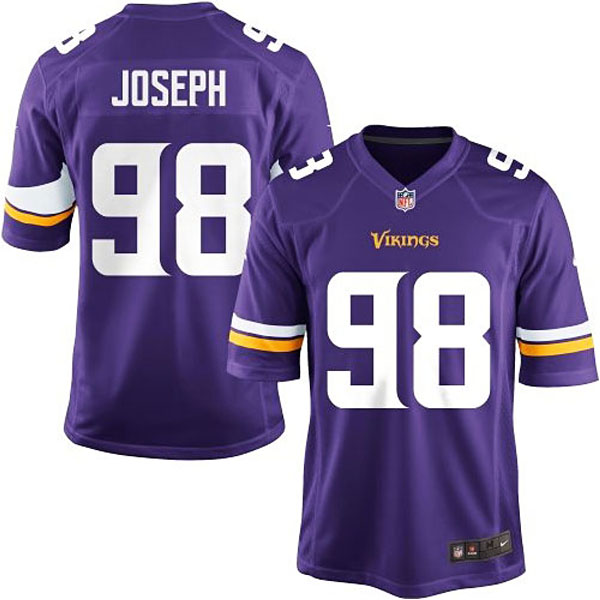 Nike Youth Minnesota Vikings #98 Linval Joseph Team Color Game Jersey