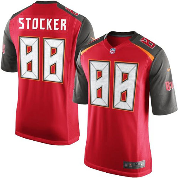 Youth Nike Luke Stocker Red Tampa Bay Game Jersey