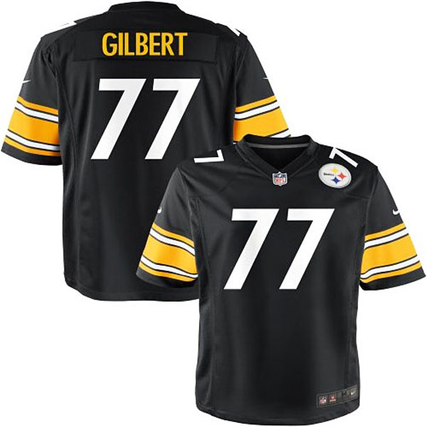 Nike Youth Pittsburgh Steelers #77 Marcus Gilbert Team Color Game Jersey