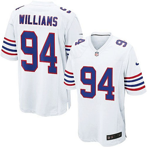 Youth Buffalo Bills #94 Mario Williams Nike White Alternate Game Jersey