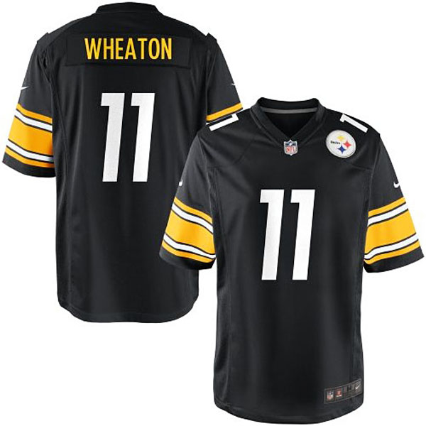 Nike Youth Pittsburgh Steelers #11 Markus Wheaton Team Color Game Jersey-Black