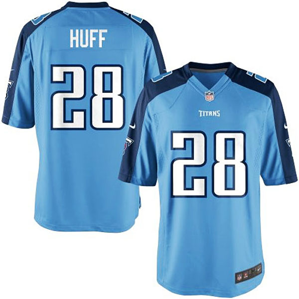 Nike Youth Tennessee Titans #28 Marqueston Huff Team Color Game Jersey