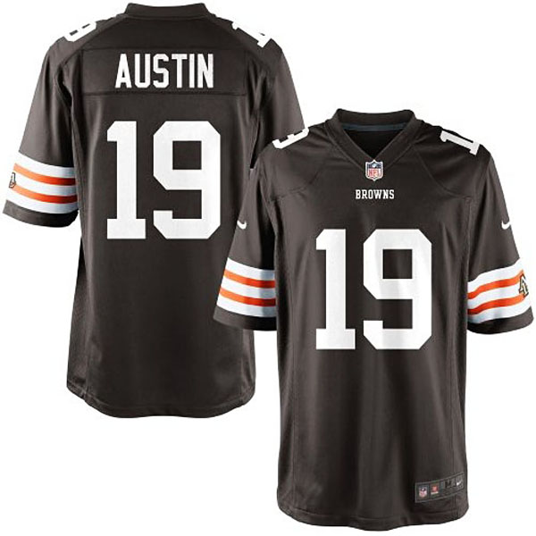 Nike Youth Cleveland Browns #19 Miles Austin Team Color Game Jersey