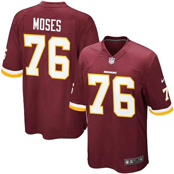 Nike Youth Washington Redskins #76 Morgan Moses Team Color Game Jersey