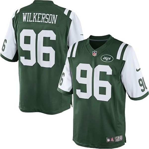 Youth New York Jets #96 Muhammad Wilkerson Nike Green Limited Jersey