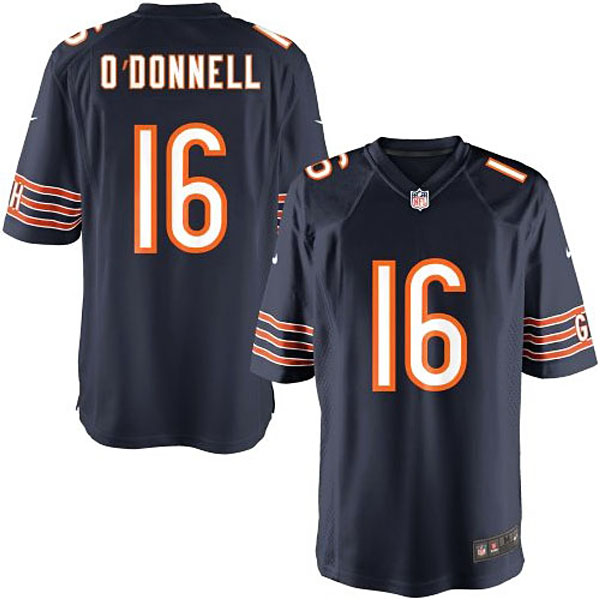 Nike Youth Chicago Bears #16 Pat O''Donnell Team Color Game Jersey