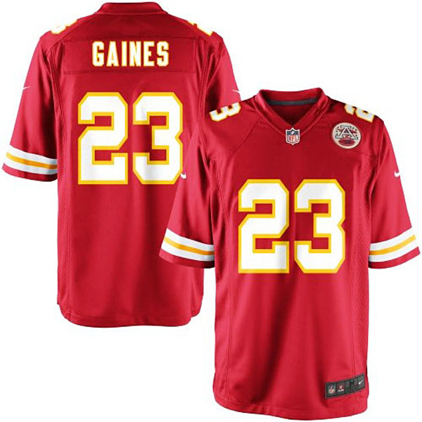 Nike Youth Kansas City Chiefs #23 Phillip Gaines Team Color Game Jersey