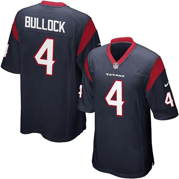 Nike Youth Houston Texans #4 Randy Bullock Team Color Game Jersey