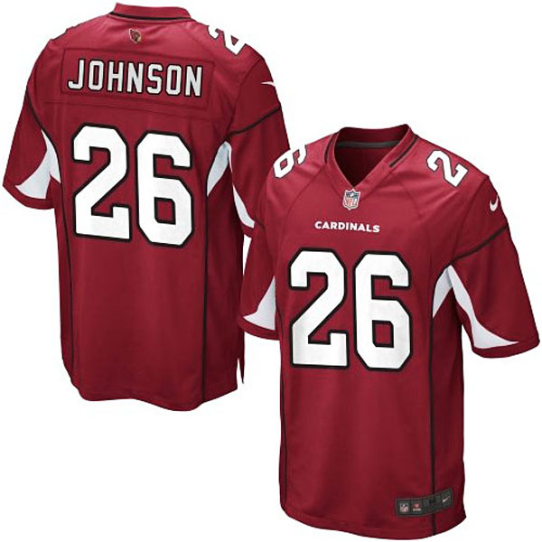 Nike Youth Arizona Cardinals #26 Rashad Johnson Team Color Game Jersey