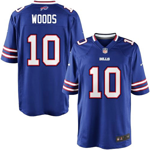 Nike Youth Buffalo Bills #10 Robert Woods Team Color Game Jersey