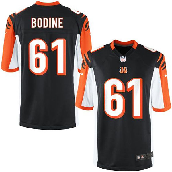 Nike Youth Cincinnati Bengals #61 Russell Bodine Team Color Game Jersey