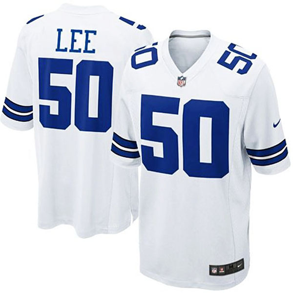 Youth Dallas Cowboys #50 Sean Lee Nike White Game Jersey