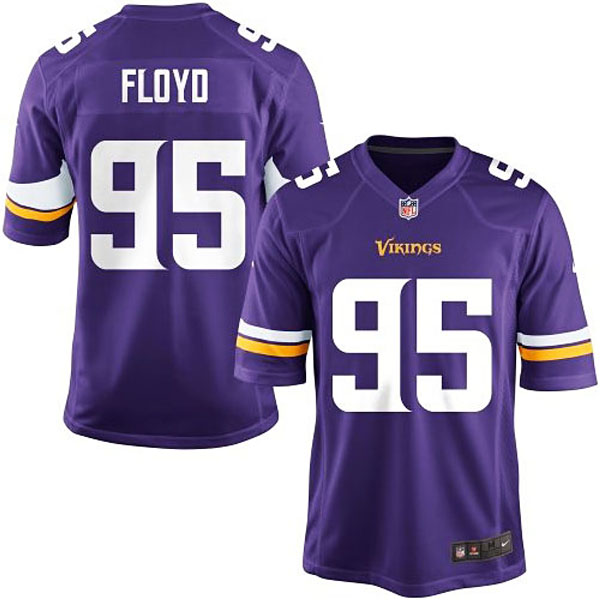 Nike Youth Minnesota Vikings #95 Sharrif Floyd Team Color Game Jersey