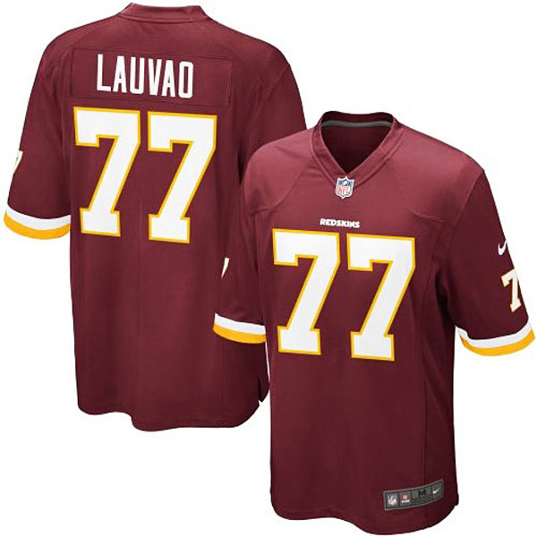 Nike Youth Washington Redskins #77 Shawn Lauvao Team Color Game Jersey