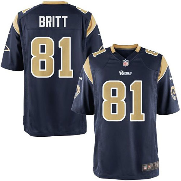 Nike Youth St. Louis Rams Kenny Britt Team Color Game Jersey